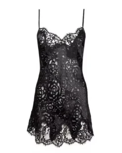 Aubade Lingerie Boutique -Aubade Lingerie Boutique babydoll lise charmel dressing floral noir 1