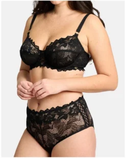 Culotte Sans Complexe Arum Prima (Noir) -Aubade Lingerie Boutique culotte sans complexe arum prima noir 3