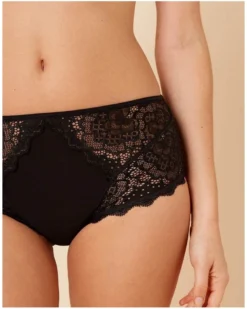 Simone Perele Culotte Simone Pérèle Caresse (Noir) -Aubade Lingerie Boutique culotte simone perele caresse noir 2