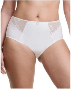 Culotte Taille Haute Chantelle Graphic Support (Blanc)