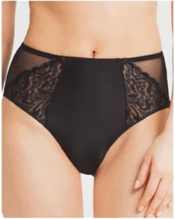 Culotte Taille Haute Louisa Bracq Electric Waves (Noir)