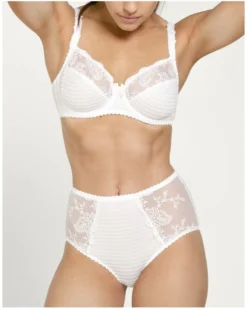 Culotte Taille Haute Louisa Bracq Elise (Blanc) -Aubade Lingerie Boutique culotte taille haute louisa bracq elise blanc 2