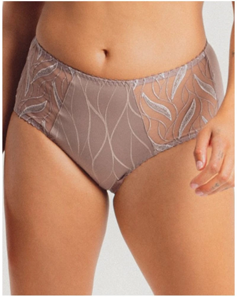 Culotte Taille Haute Louisa Bracq Julia (Taupe) 1 Culotte Taille Haute Louisa Bracq Julia (Taupe)
