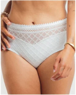 Culotte Taille Haute Louisa Bracq Paco (Blanc)