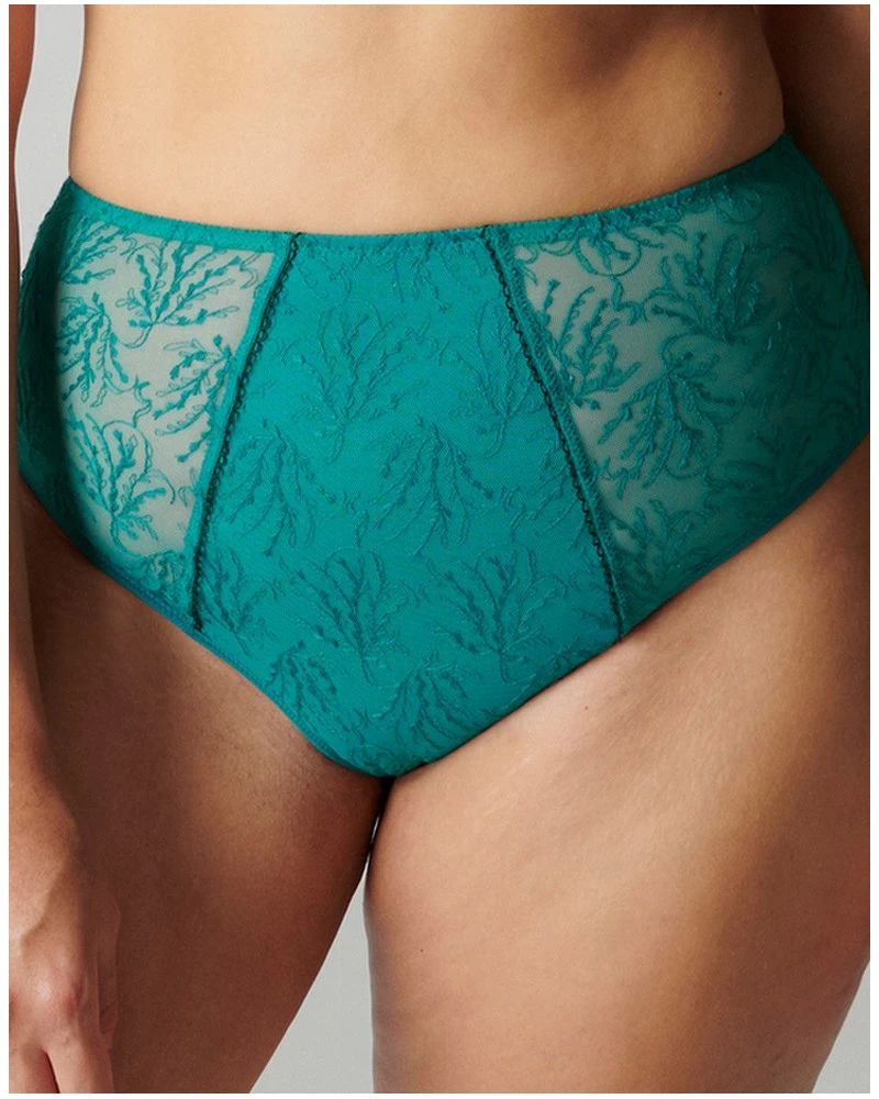 Simone Perele Culotte Taille Haute Simone Pérèle Opaline (Vert Emeraude) 1 Simone Perele Culotte Taille Haute Simone Pérèle Opaline (Vert Emeraude)