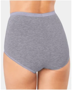 Culottes Maxi Sloggi Basic + (Lot De 4) (Gris) 5 Culottes Maxi Sloggi Basic + (Lot De 4) (Gris) -Aubade Lingerie Boutique culottes maxi sloggi basic lot de 4 gris 1