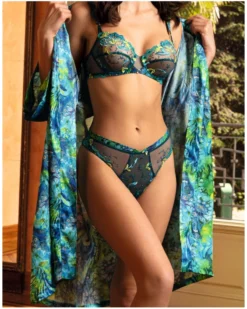 Déshabillé Lise Charmel Grâce Aquatique (Floral Aqua)