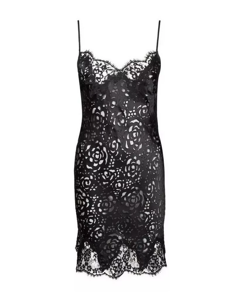 Nuisette Charme Lise Charmel Dressing Floral (Noir) 1 Nuisette Charme Lise Charmel Dressing Floral (Noir)