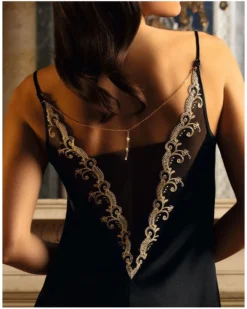 Nuisette Sexy Lise Charmel Déesse En Glam (Or Glamour) -Aubade Lingerie Boutique nuisette sexy lise charmel deesse en glam or glamour 5