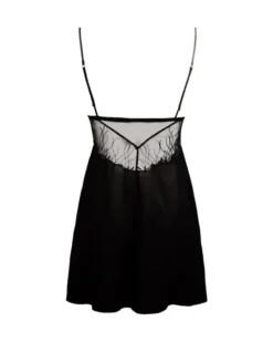 Nuisette Sexy Lise Charmel Les Nuits Chics (Nuit Argent) -Aubade Lingerie Boutique nuisette sexy lise charmel les nuits chics nuit argent 2