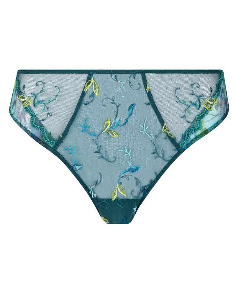 Slip Fantaisie Lise Charmel Grâce Aquatique (Floral Aqua) 2 Slip Fantaisie Lise Charmel Grâce Aquatique (Floral Aqua) – Image 2