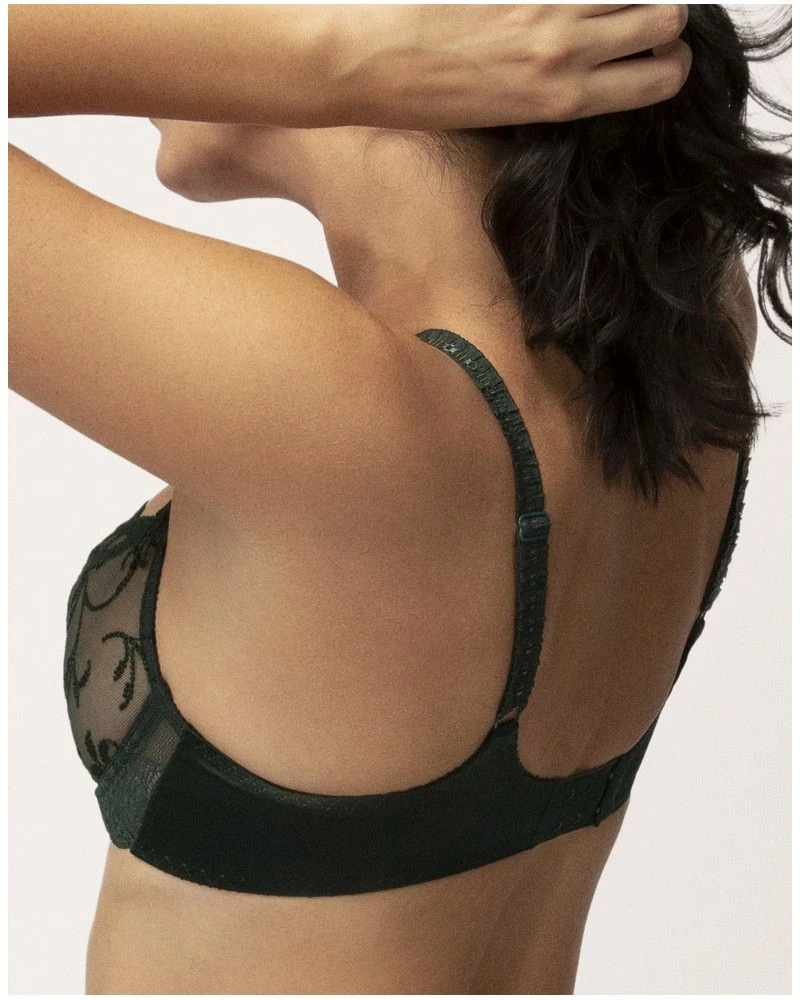 Soutien-gorge Corbeille Armatures Empreinte Ginger (Vert Profond) 4 Soutien-gorge Corbeille Armatures Empreinte Ginger (Vert Profond) – Image 4