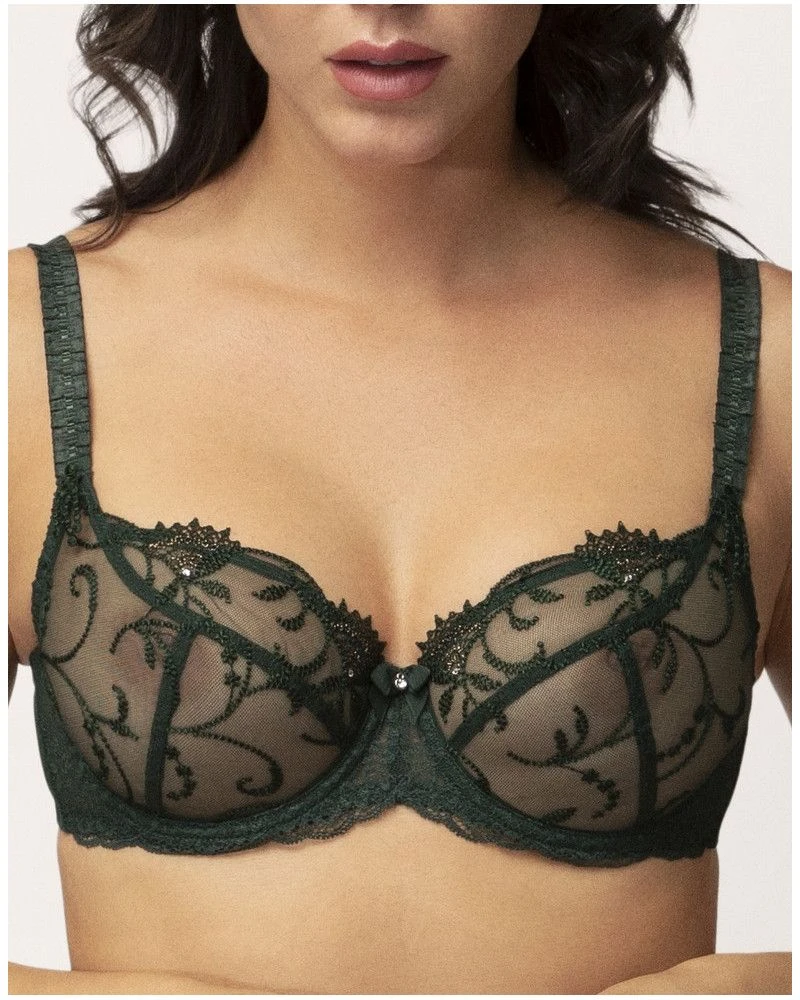 Soutien-gorge Corbeille Armatures Empreinte Ginger (Vert Profond) 1 Soutien-gorge Corbeille Armatures Empreinte Ginger (Vert Profond)