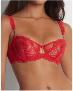 Soutien-gorge Corbeille Aubade Flowermania (Rouge Floral)