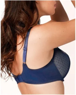 Soutien-gorge Corbeille Empreinte Garance (Indian Blue) -Aubade Lingerie Boutique soutien gorge corbeille empreinte garance indian blue 2