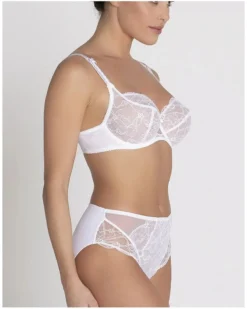 Soutien-gorge Corbeille Fitting Lise Charmel Féérie Couture (Blanc) -Aubade Lingerie Boutique soutien gorge corbeille fitting lise charmel feerie couture blanc 3