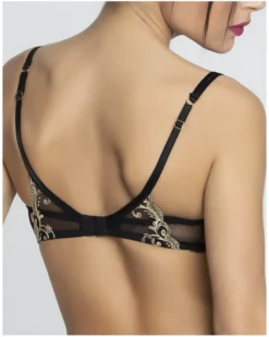 Soutien-gorge Corbeille Lise Charmel Déesse En Glam (Or Glamour) -Aubade Lingerie Boutique soutien gorge corbeille lise charmel deesse en glam or glamour 5