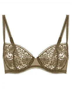 Simone Perele Soutien-gorge Corbeille Simone Pérèle Amazone (Vert Nomade) -Aubade Lingerie Boutique soutien gorge corbeille simone perele amazone vert nomade 4