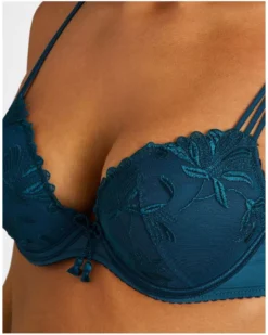 Soutien-gorge Plunge Coussinet Aubade Lovessence (Imperial Green) -Aubade Lingerie Boutique soutien gorge plunge coussinet aubade lovessence imperial green 3
