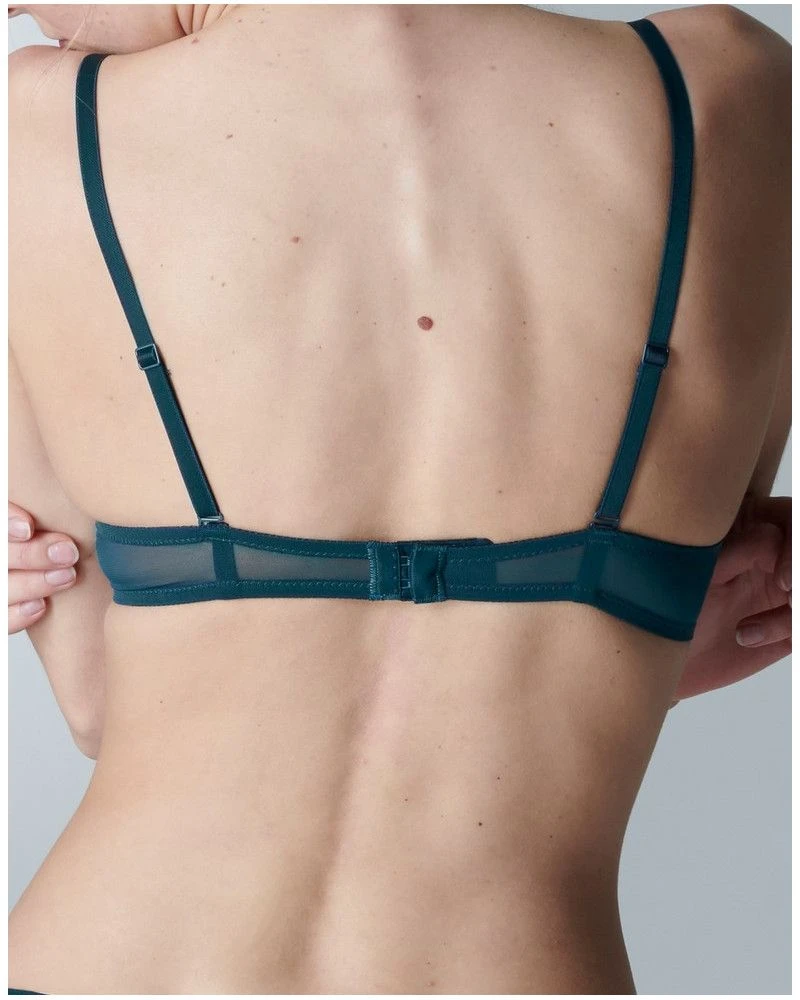 Simone Perele Soutien-gorge Push-up Plongeant Simone Pérèle Utopia (Vert Anglais) 2 Simone Perele Soutien-gorge Push-up Plongeant Simone Pérèle Utopia (Vert Anglais) – Image 2