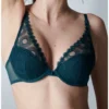 Simone Perele Soutien-gorge Push-up Plongeant Simone Pérèle Utopia (Vert Anglais)