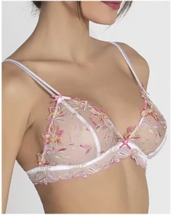 Soutien-gorge Sans Armature Lise Charmel Été Frivole (Blanc Frivole) -Aubade Lingerie Boutique soutien gorge sans armature lise charmel ete frivole blanc frivole 3