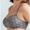Soutien-gorge Sans Armature Rosa Faia Mila (Gris Titane)