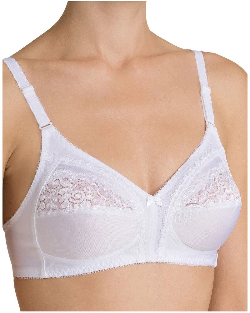 Soutien-gorge Sans Armature Triumph Claudette 104 (Blanc) 1 Soutien-gorge Sans Armature Triumph Claudette 104 (Blanc)
