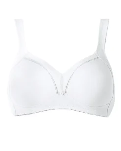 Soutien-gorge Sans Armature Triumph Cotton Shaper (Blanc) -Aubade Lingerie Boutique soutien gorge sans armature triumph cotton shaper blanc 2
