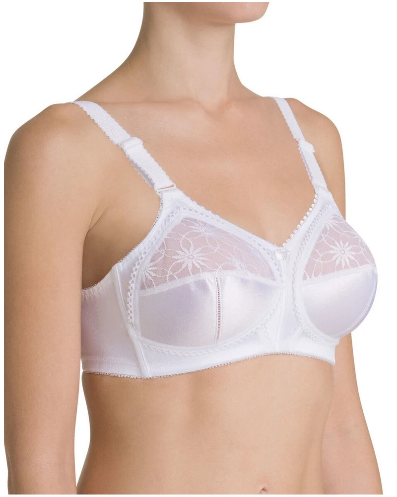 Soutien-gorge Sans Armature Triumph Doreen Luxury (Blanc) 1 Soutien-gorge Sans Armature Triumph Doreen Luxury (Blanc)