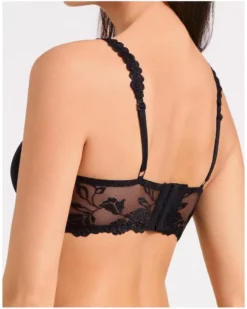 Soutien-gorge Spacer Plunge Aubade Softessence (Noir) -Aubade Lingerie Boutique soutien gorge spacer plunge aubade softessence noir 3