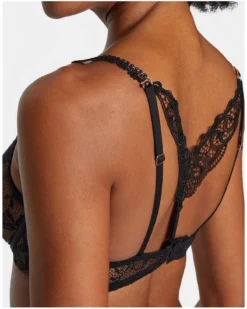 Soutien-gorge Triangle Armatures Aubade Night Bird (Black Queen) -Aubade Lingerie Boutique soutien gorge triangle armatures aubade night bird black queen 2