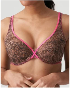 Soutien-gorge Triangle Prima Donna Twist Café Plume (Cheetah)