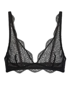 Simone Perele Soutien-gorge Triangle Sans Armature Simone Pérèle Karma (Noir) -Aubade Lingerie Boutique soutien gorge triangle sans armature simone perele karma noir 2