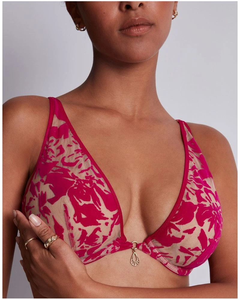 Soutien-gorge Triangle Ultra Plunge Aubade Wild Vibration (Hot Pink) 3 Soutien-gorge Triangle Ultra Plunge Aubade Wild Vibration (Hot Pink) – Image 3