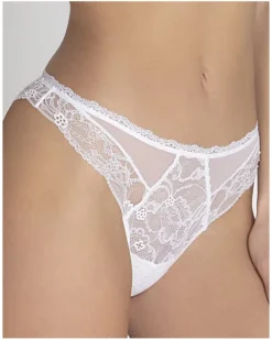 String Lise Charmel Féérie Couture (Blanc) -Aubade Lingerie Boutique string lise charmel feerie couture blanc 3