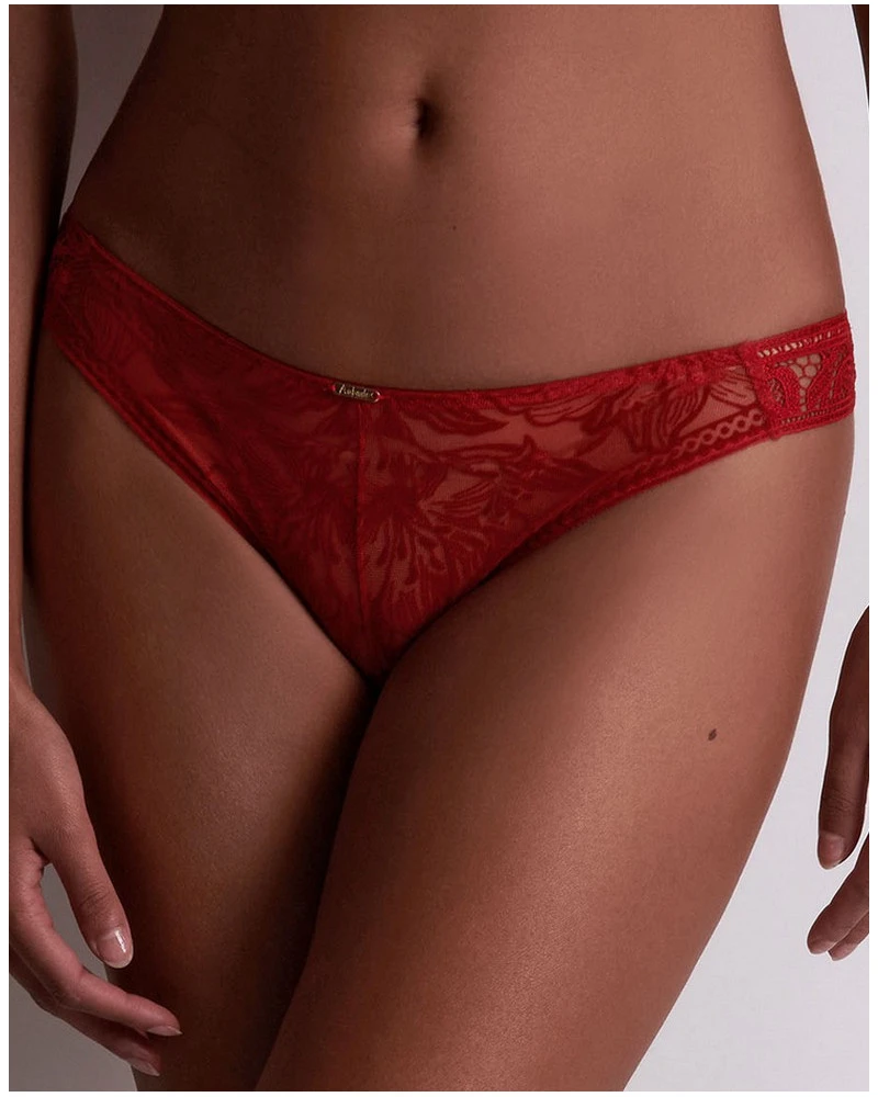 Tanga Aubade Coeur à Corps (Rouge Rebelle) 1 Tanga Aubade Coeur à Corps (Rouge Rebelle)